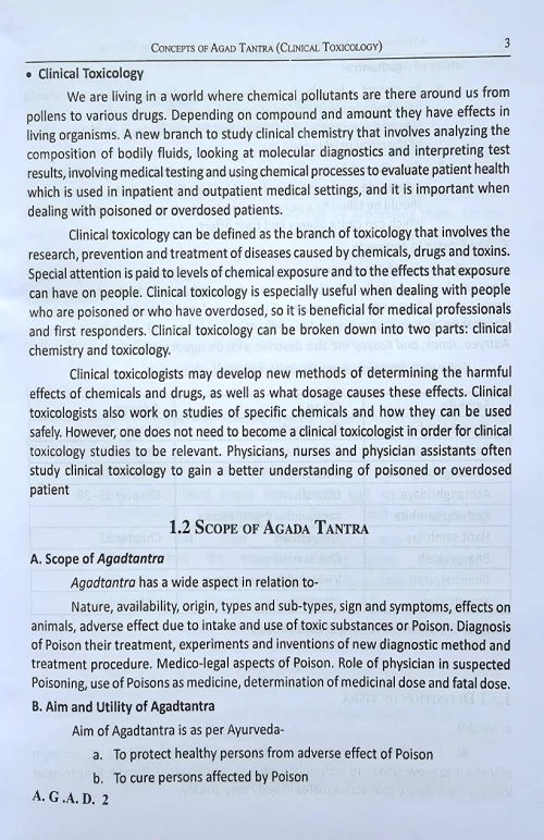 A Handbook of Agad Tantra,Vyavahara Ayurveda Evum Vidhi Vaidyak